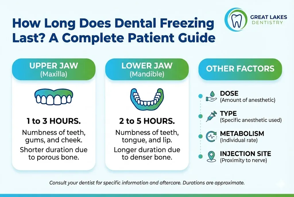How Long Does Dental Freezing Last?