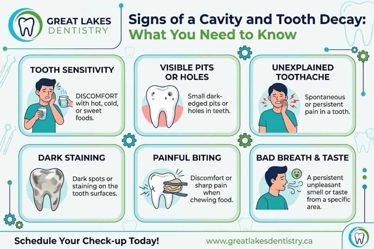 signs of a cavity